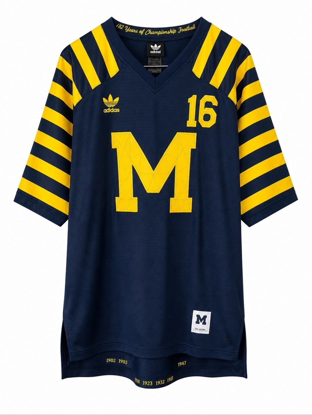 Adidas Originals Michigan Wolverines 132nd Anniversary Jersey,  XL, Go Blue